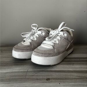 UGG Women's Gray and White Sneakers